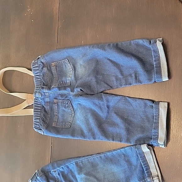 Set of 2 Blue Jeans with Detachable/Adjustable Suspenders - Picture 4 of 8